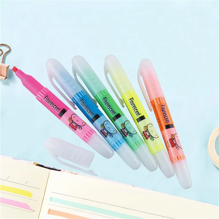Set di evidenziatori per grandi volumi in confezione da 5 colori
