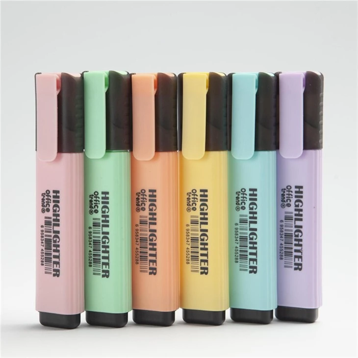 Evidenziatore Colori Crema Punta a scalpello